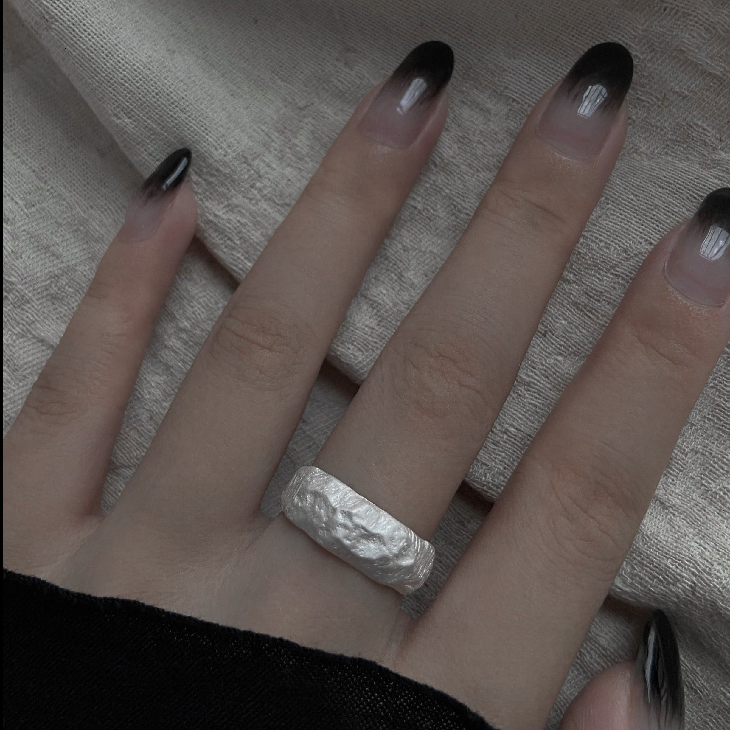 'Texture Collection' Earth Ring - M.Wong - ALSOLIKE