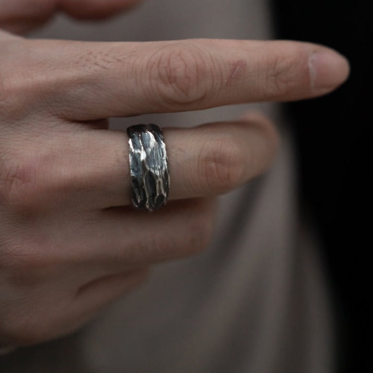 'Texture Collection' Water Ring - M.Wong - ALSOLIKE