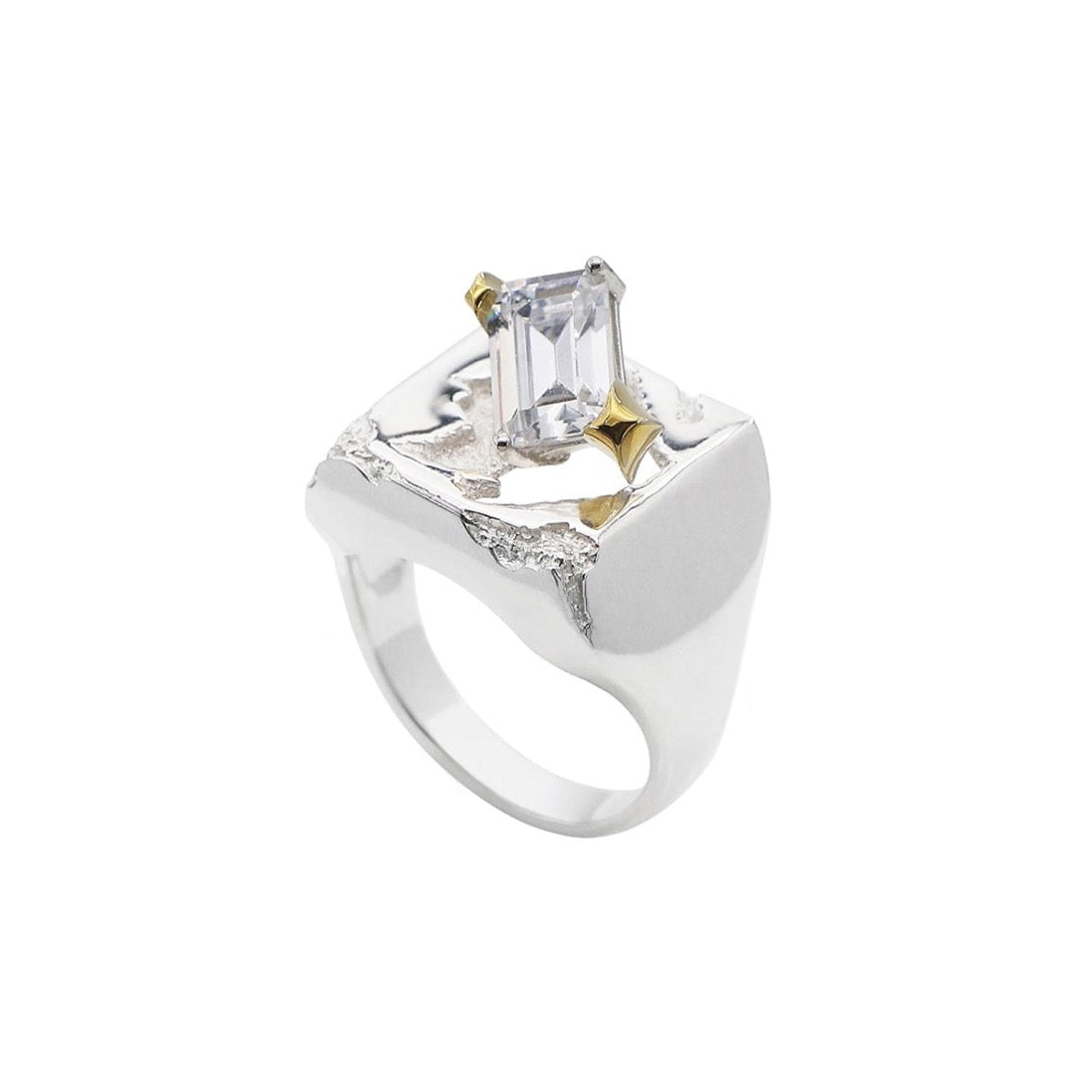 'NO. 2020' Cube Ring - A-D-JUST - ALSOLIKE
