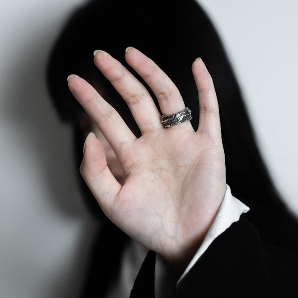 'Texture Collection' Water Ring - M.Wong - ALSOLIKE