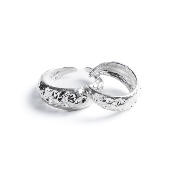 'Texture Collection' Moon Ring - M.Wong - ALSOLIKE