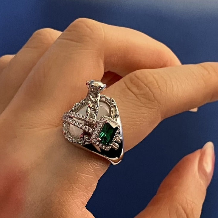 'Errorrrrrrrr' Misplaced Round Ring - A-D-JUST - ALSOLIKE