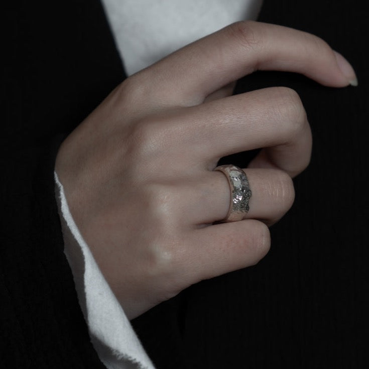 'Texture Collection' Earth Ring - M.Wong - ALSOLIKE