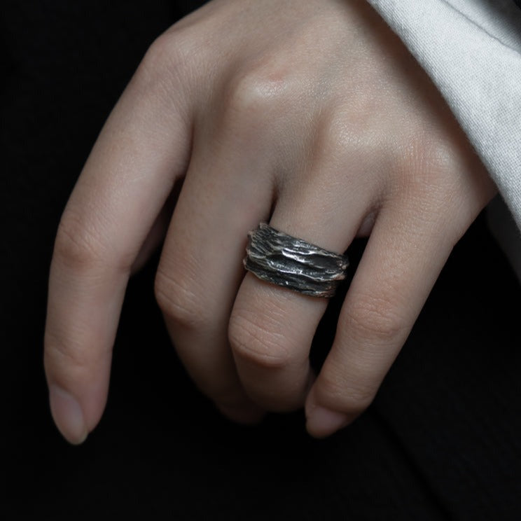 'Texture Collection' Water Ring - M.Wong - ALSOLIKE