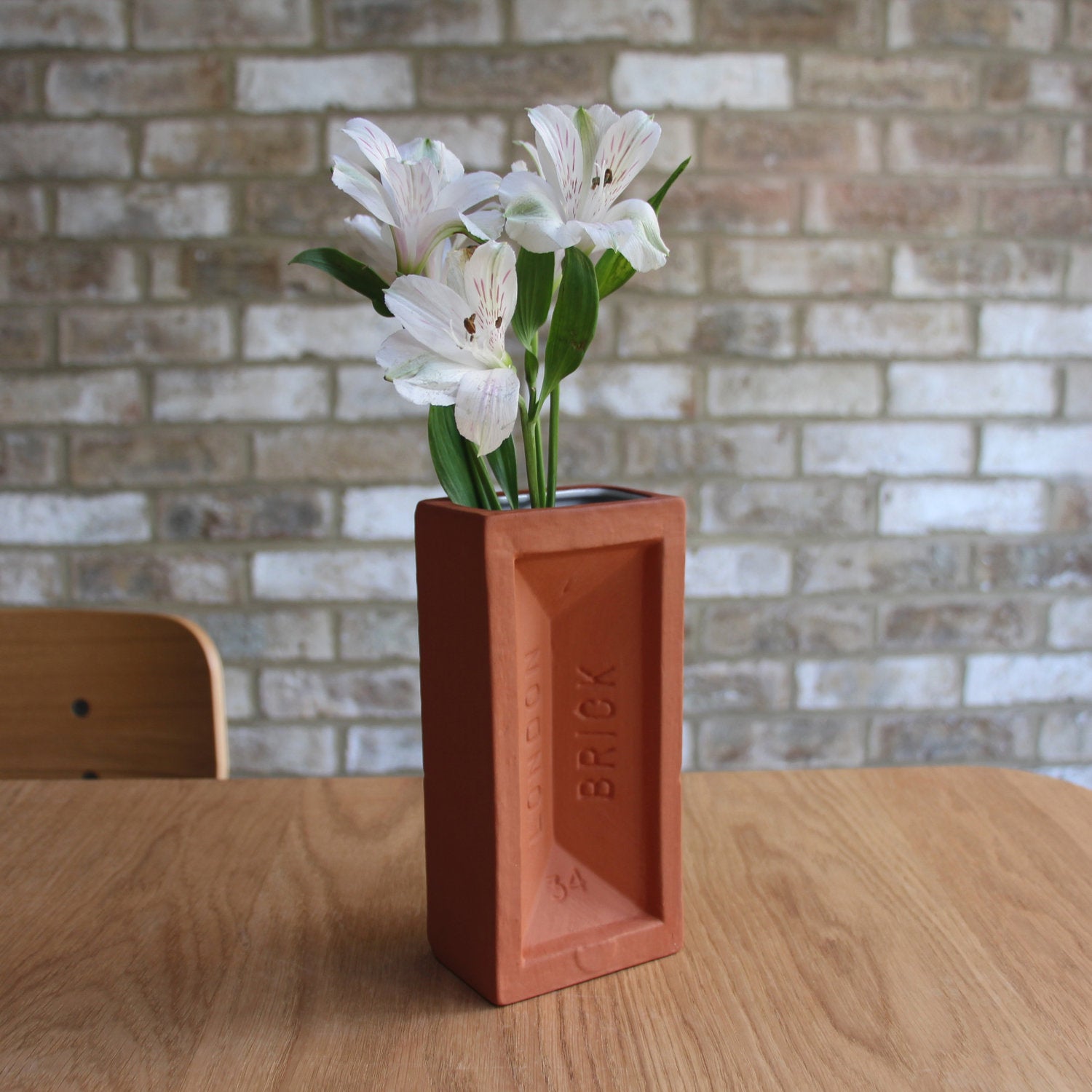 StolenForm London Brick Vase Terracota - ALSOLIKE