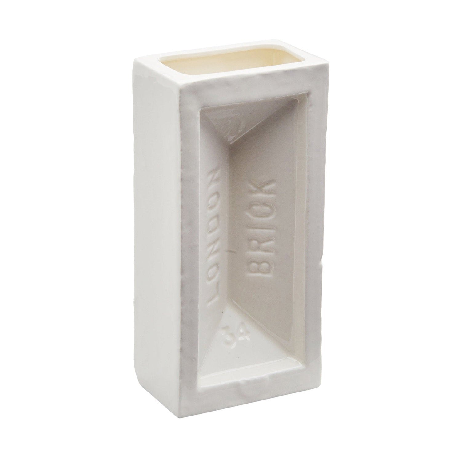 London Brick Vase White - StolenForm - ALSOLIKE
