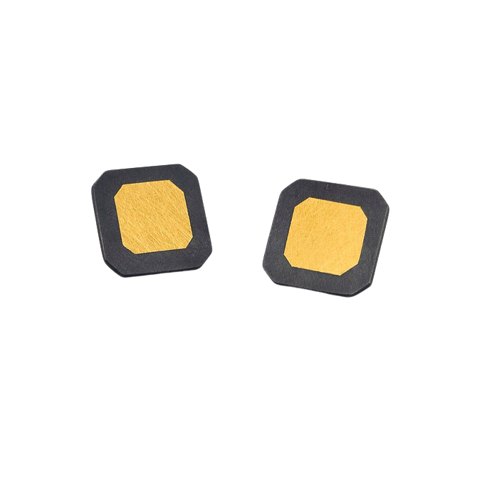 Sheng Zhang Square Keum-boo Earrings - ALSOLIKE