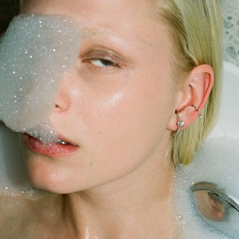 ‘Shop Now' Ring Earring Set - A-D-JUST - ALSOLIKE