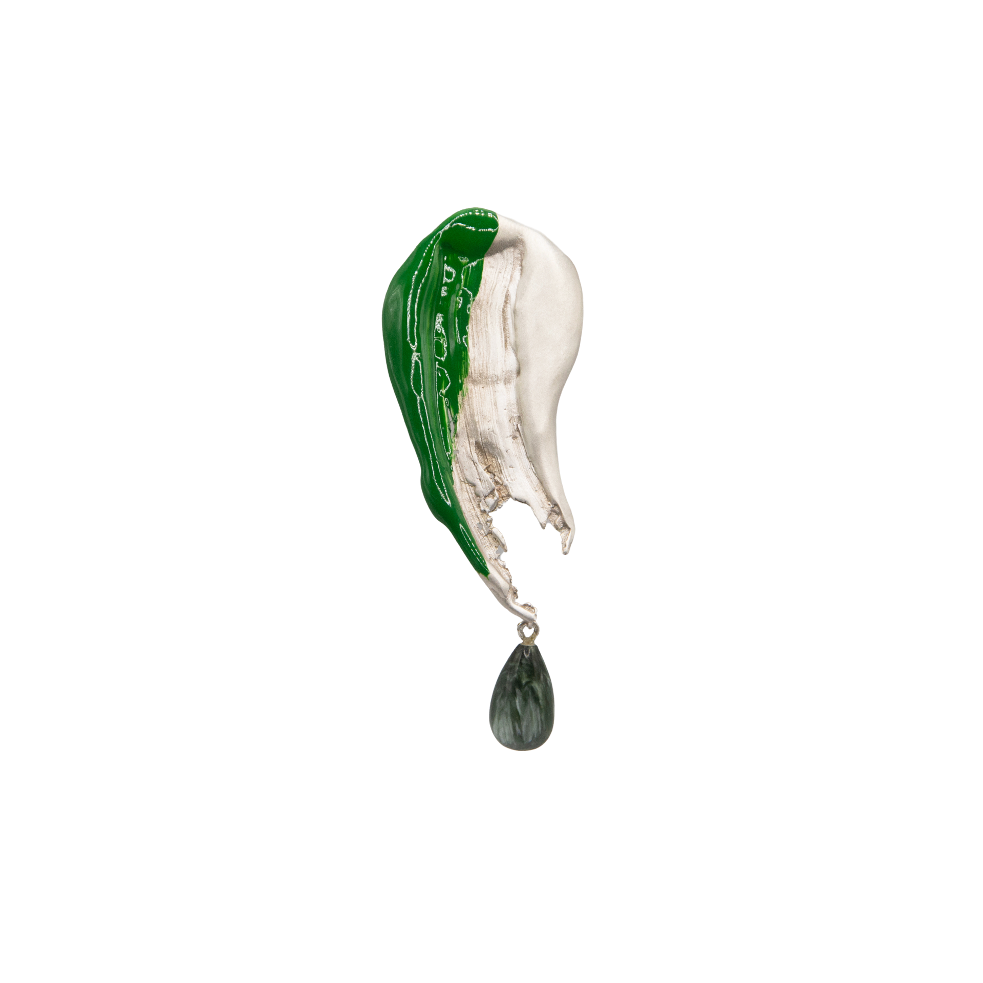 Mass Lee Atelier Brooch Enamel Green