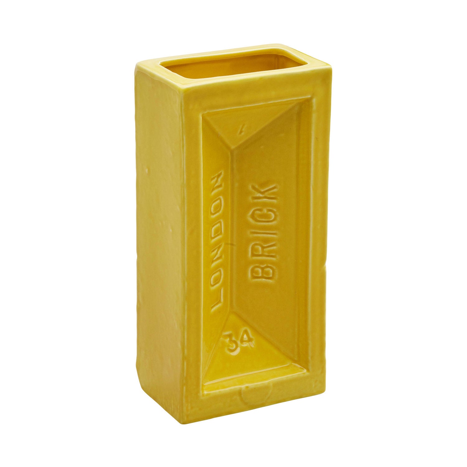 London Brick Vase Yellow - StolenForm - ALSOLIKE