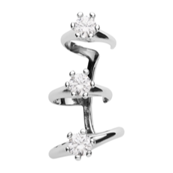 D'heygere The Singe Bride Solitaire Ear Wrap