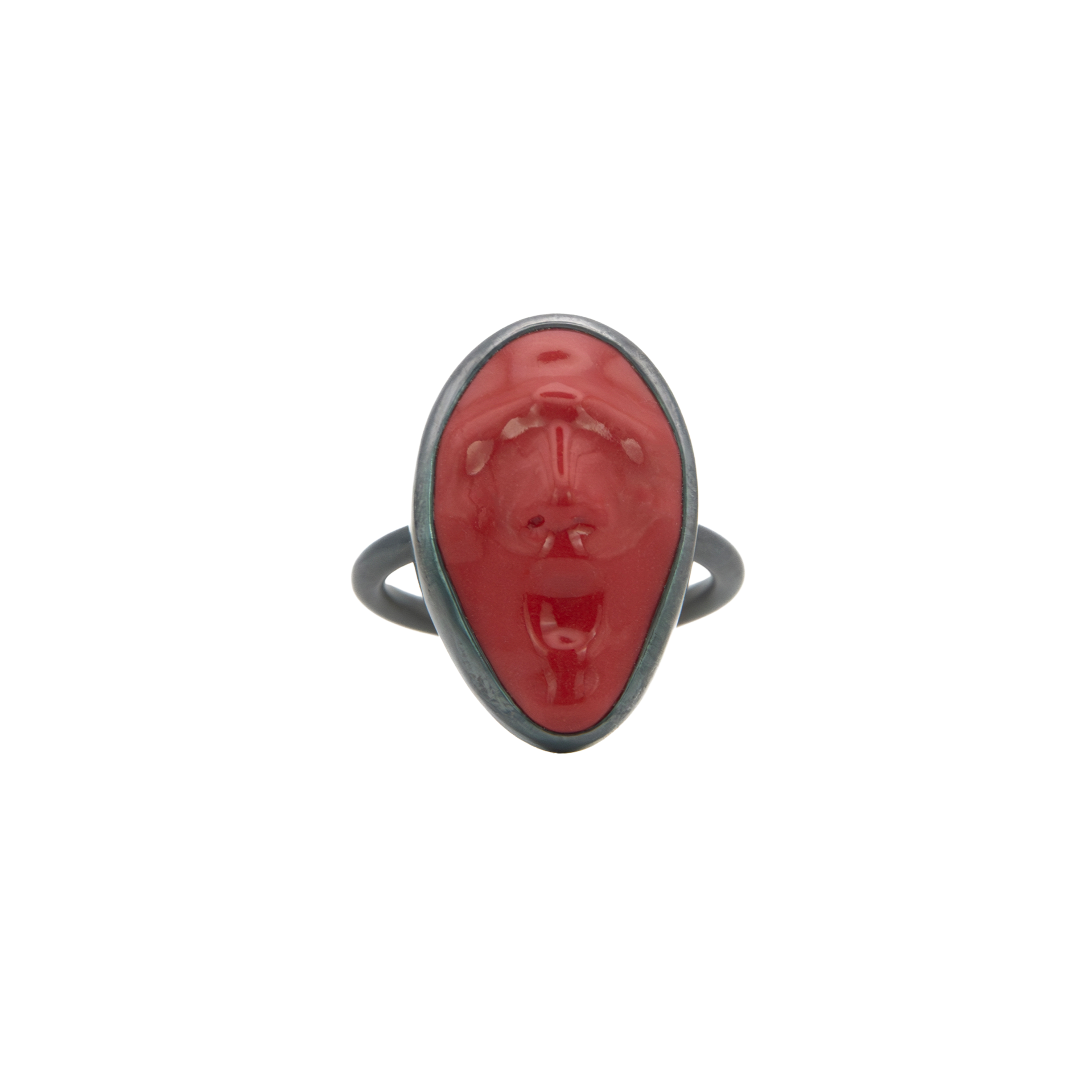 Caiyang Yin Social Mask Red Ring