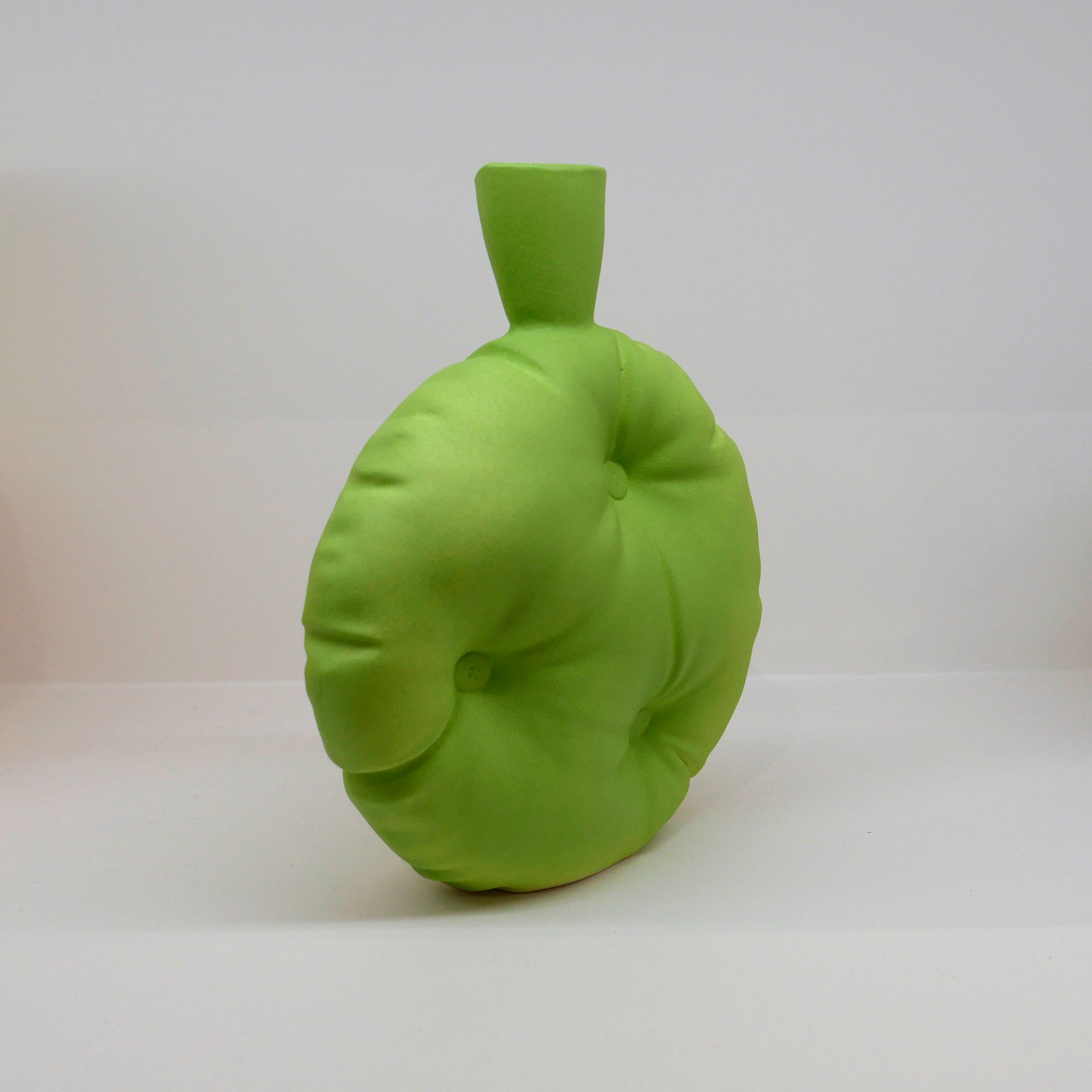 Yifan Renxu Studio Short Flat Violet Green Vase