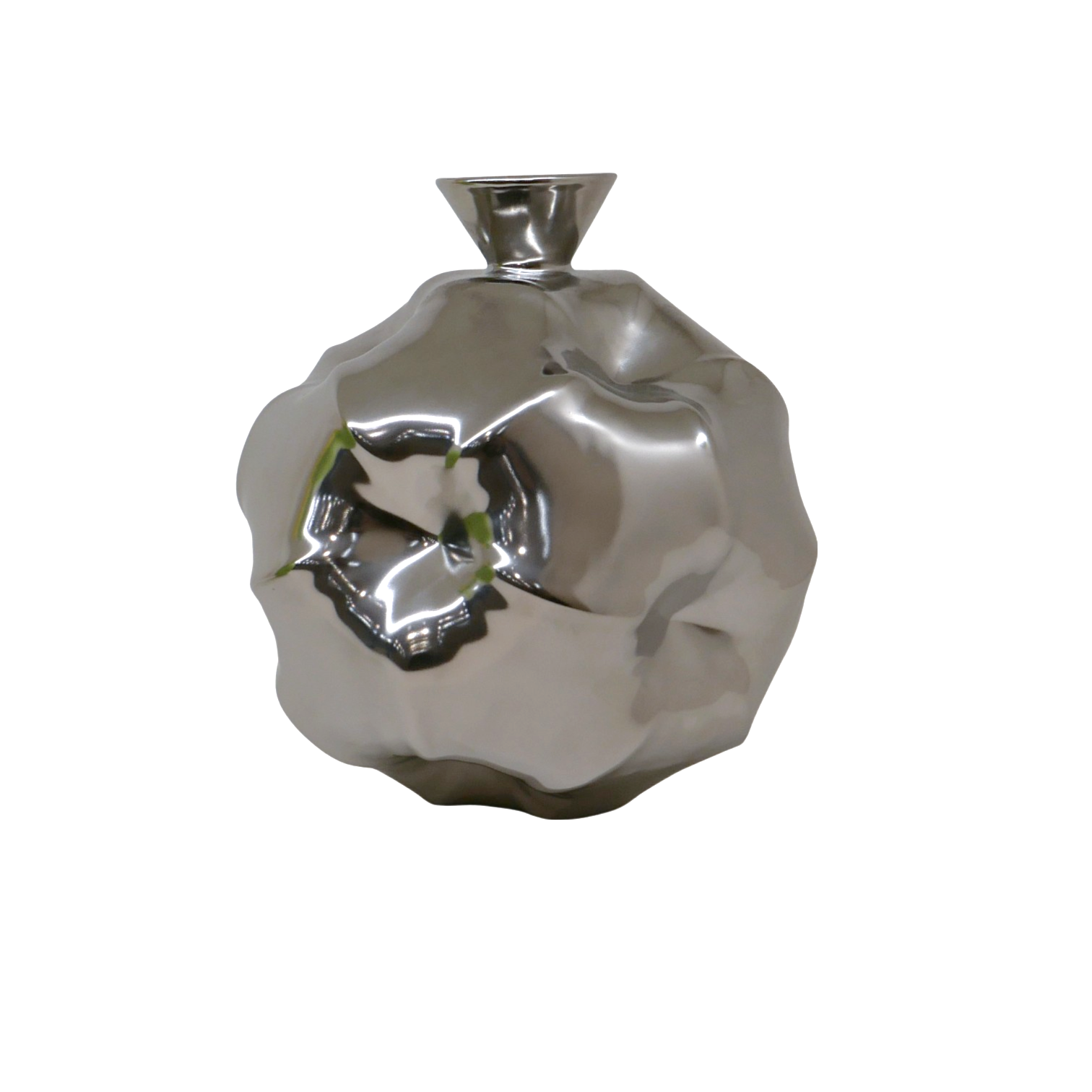 Yifan Renxu Studio Short Spout Silver Vase