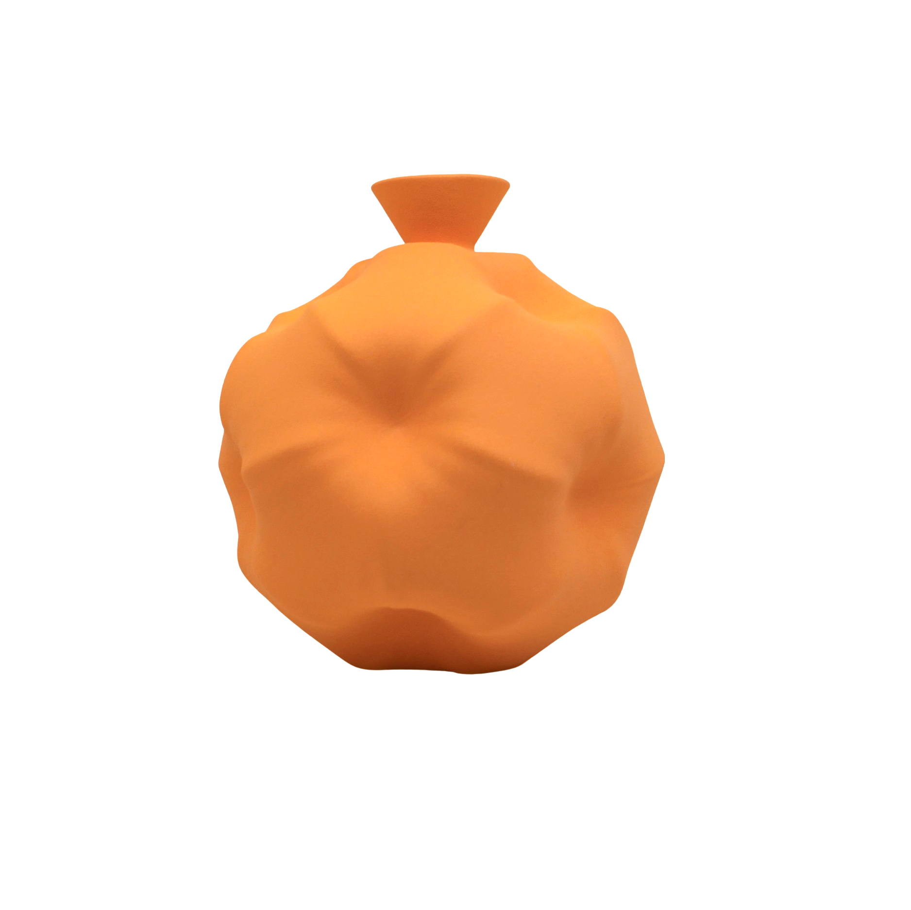 Yifan Renxu Studio Short Spout Orange Vase