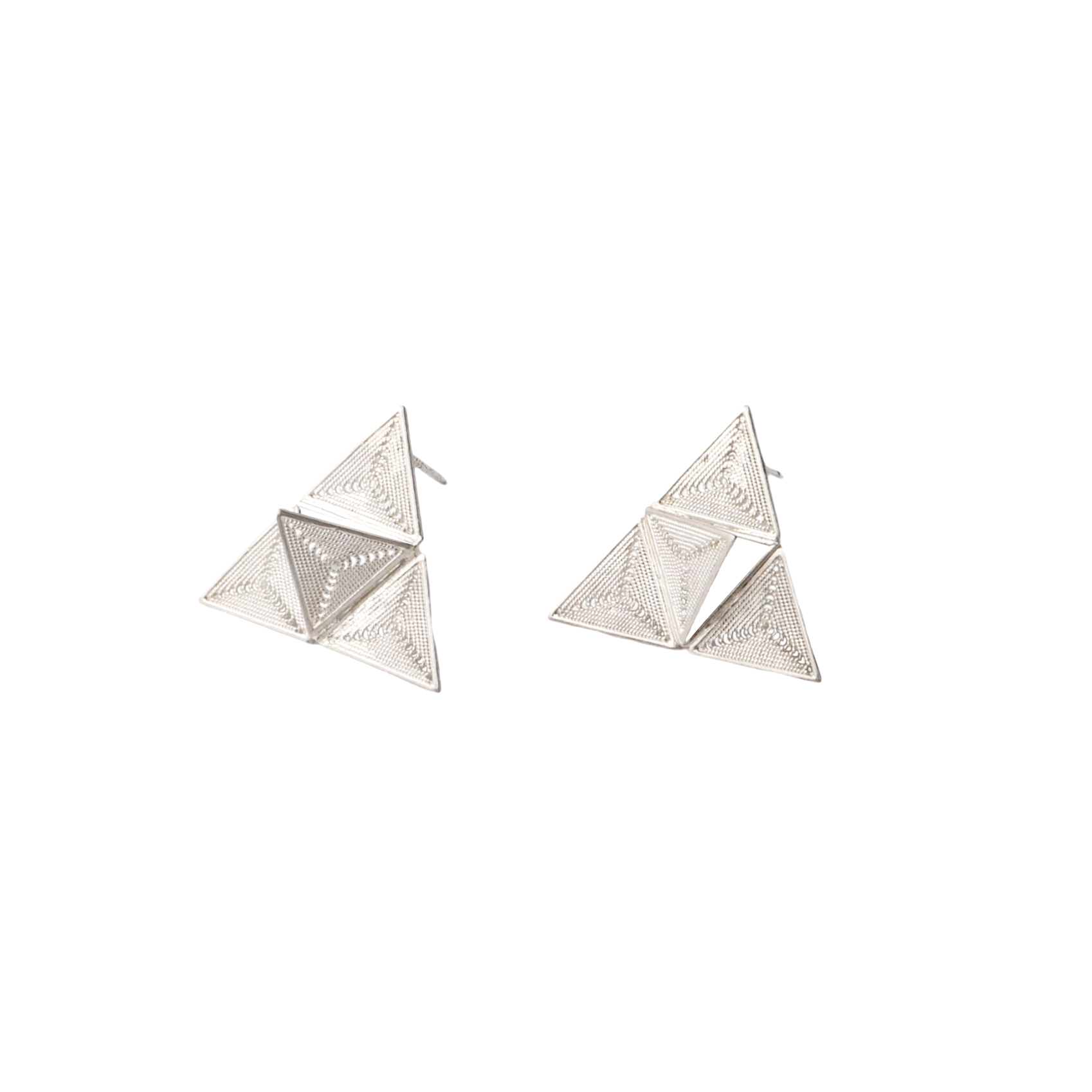 Cen 3³ Unstable Triangle Earrings