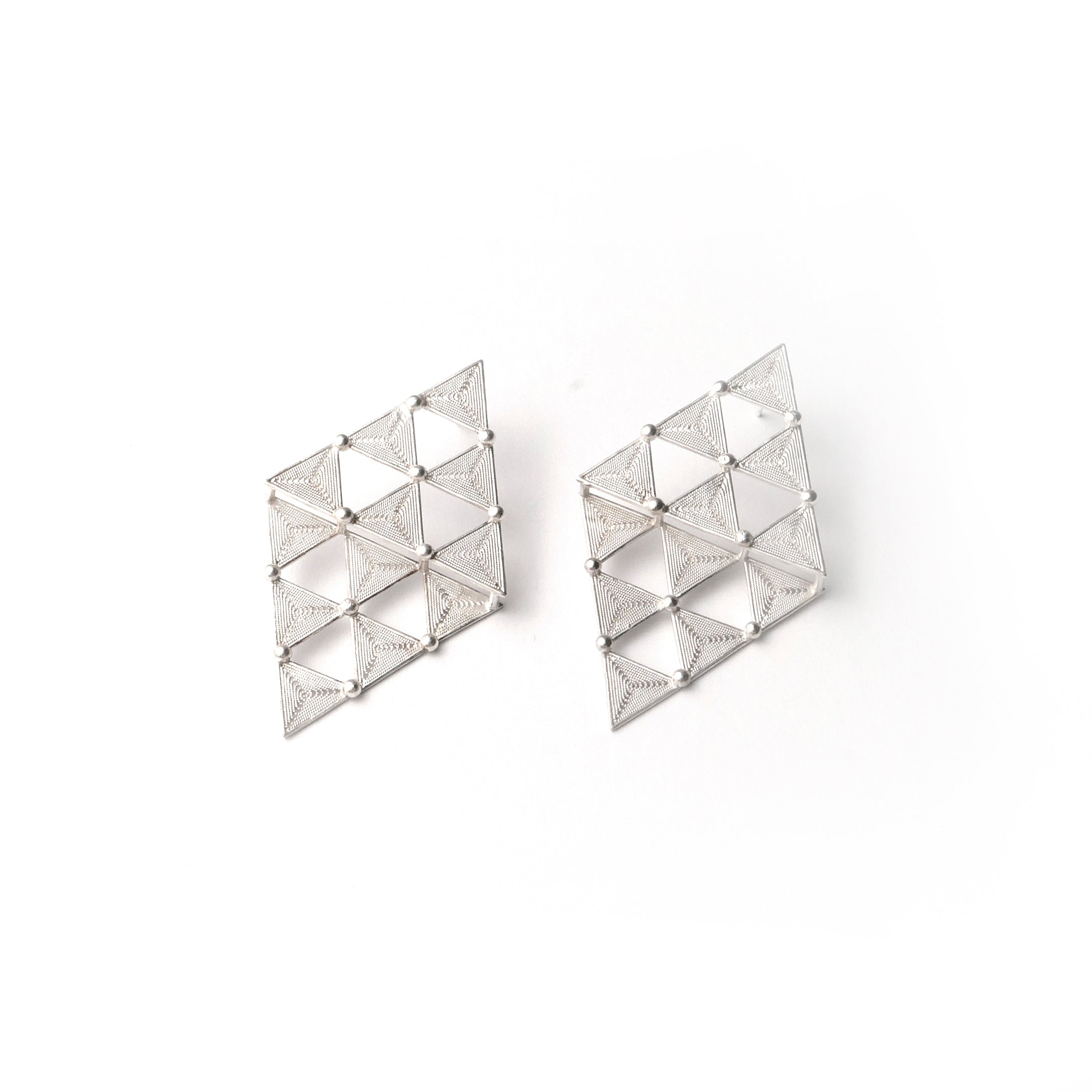 Cen 3³ Rhombus Earrings