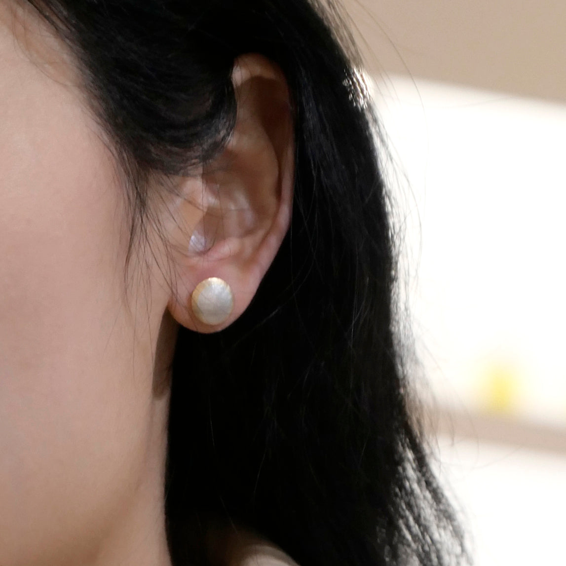 Sheng Zhang Silhouette Two-tone Earrings