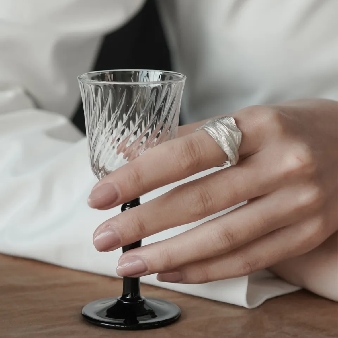 Aokinside Dried Leaf Ring