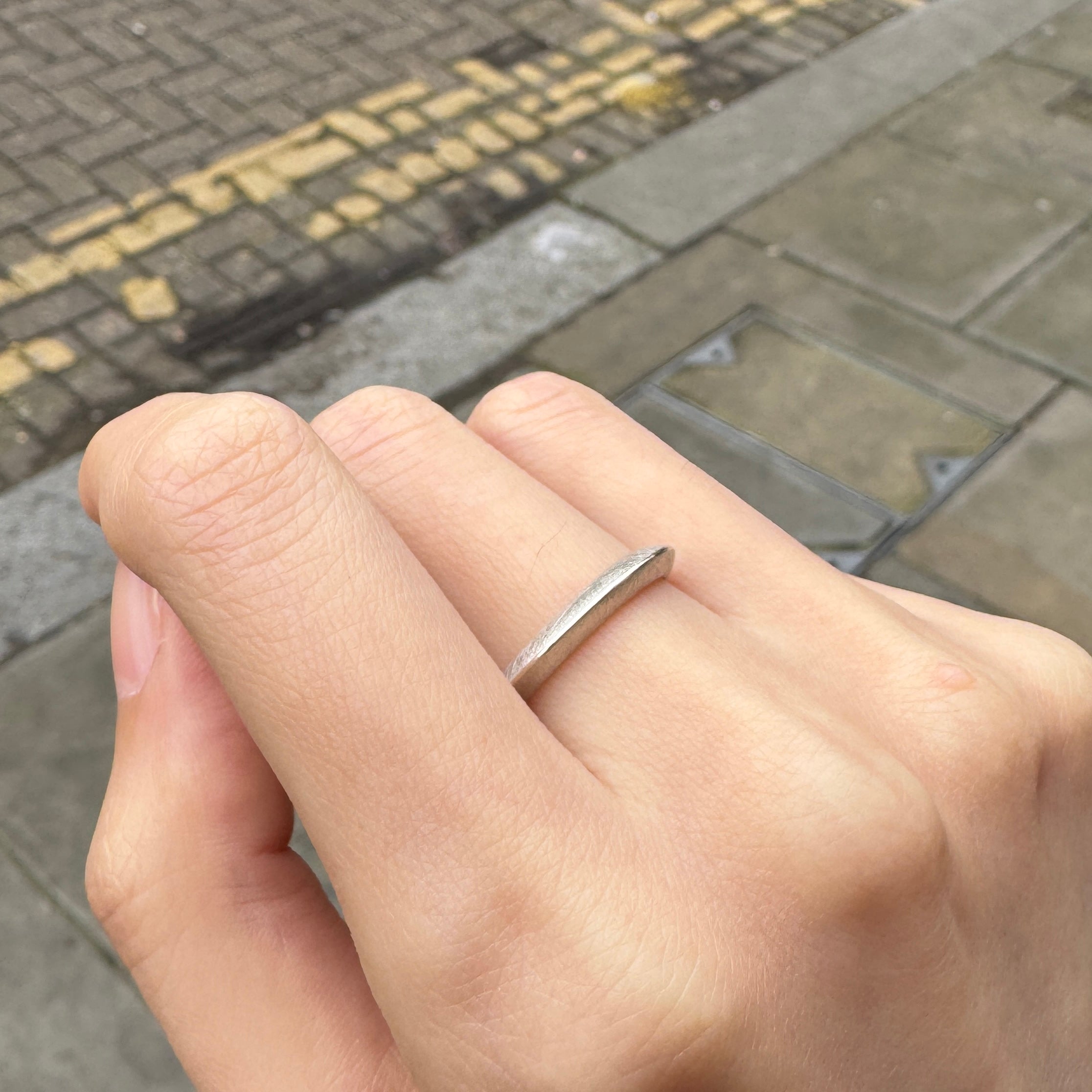 Sheng Zhang Silhouette Silver Ring