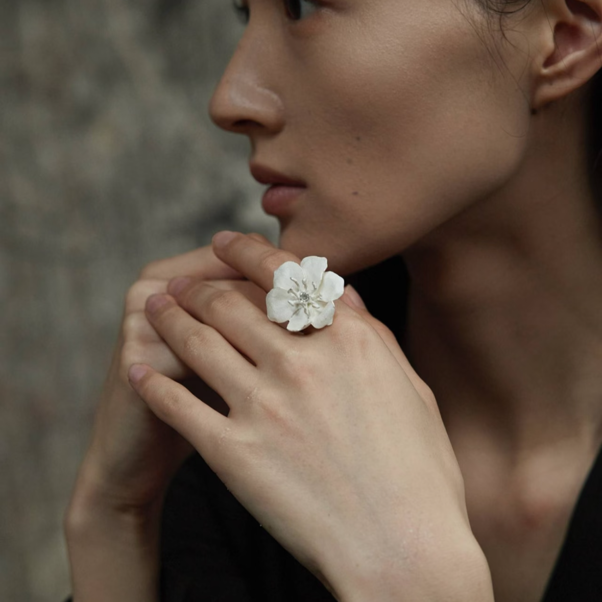 Aokinside Flower Shadow Ring