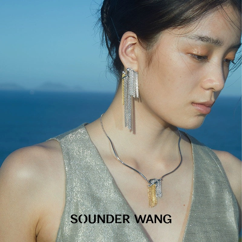 Sounder Wang Large Tassel Earrings