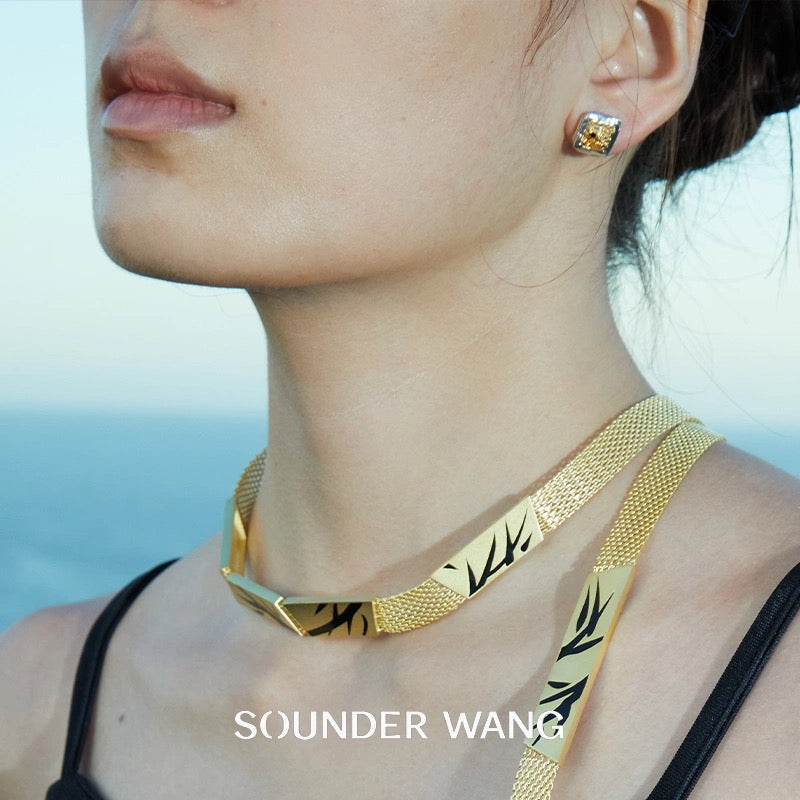 Sounder Wang Small Textured Earrings