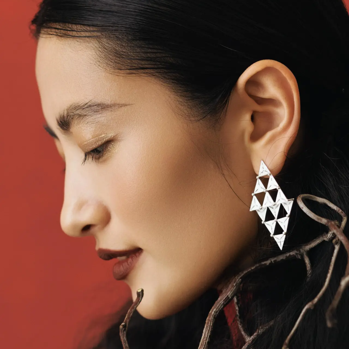 Cen 3³ Rhombus Earrings