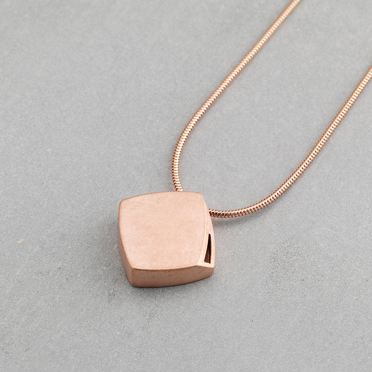 Sheng Zhang Curved Curves Rhombus Pendant Series