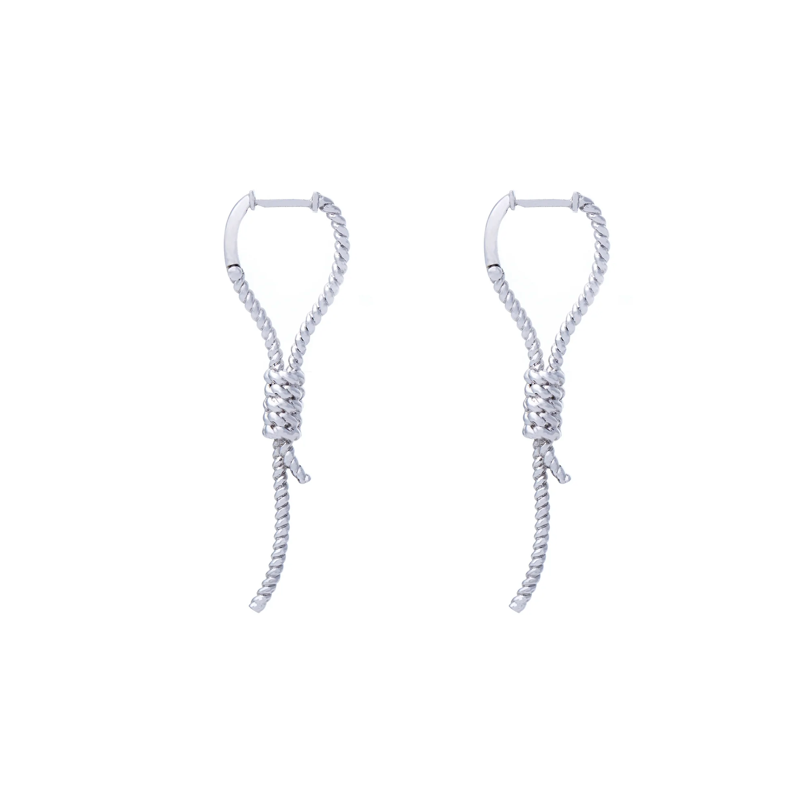 A-D-JUST Moments Knotted Earrings - ALSOLIKE