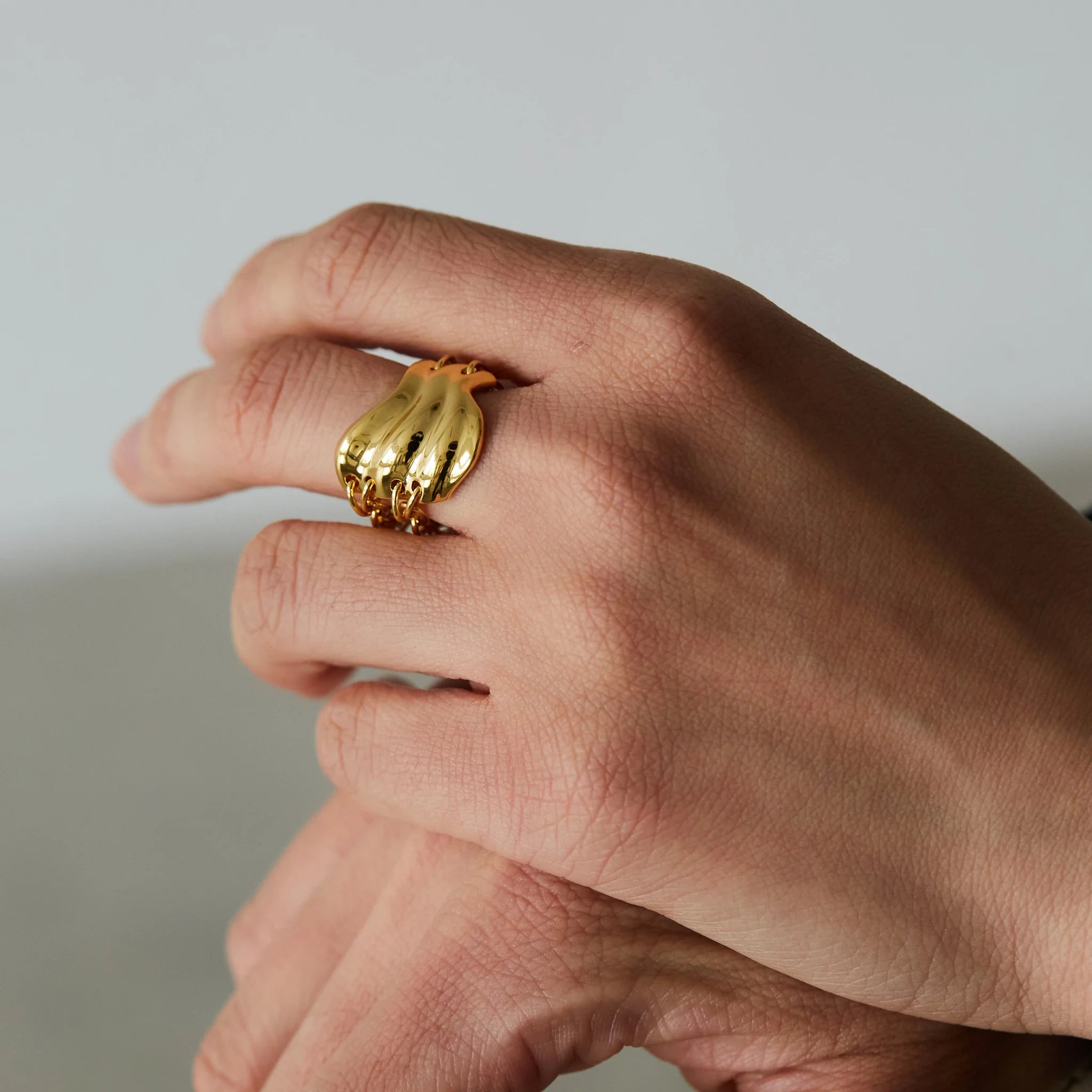 Soft Armour - Gold Vermeil Ring - Missfitte - ALSOLIKE