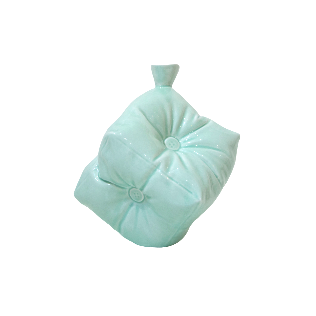 Yifan Renxu Studio Large Dice Mint Vase - - ALSOLIKE