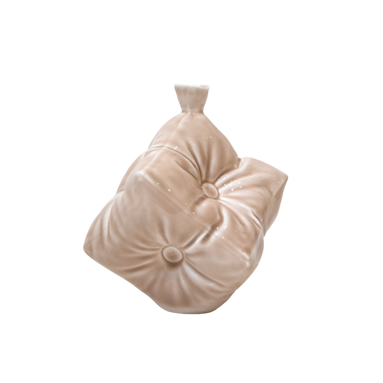 Yifan Renxu Studio Large Dice Pale-rose Vase - ALSOLIKE