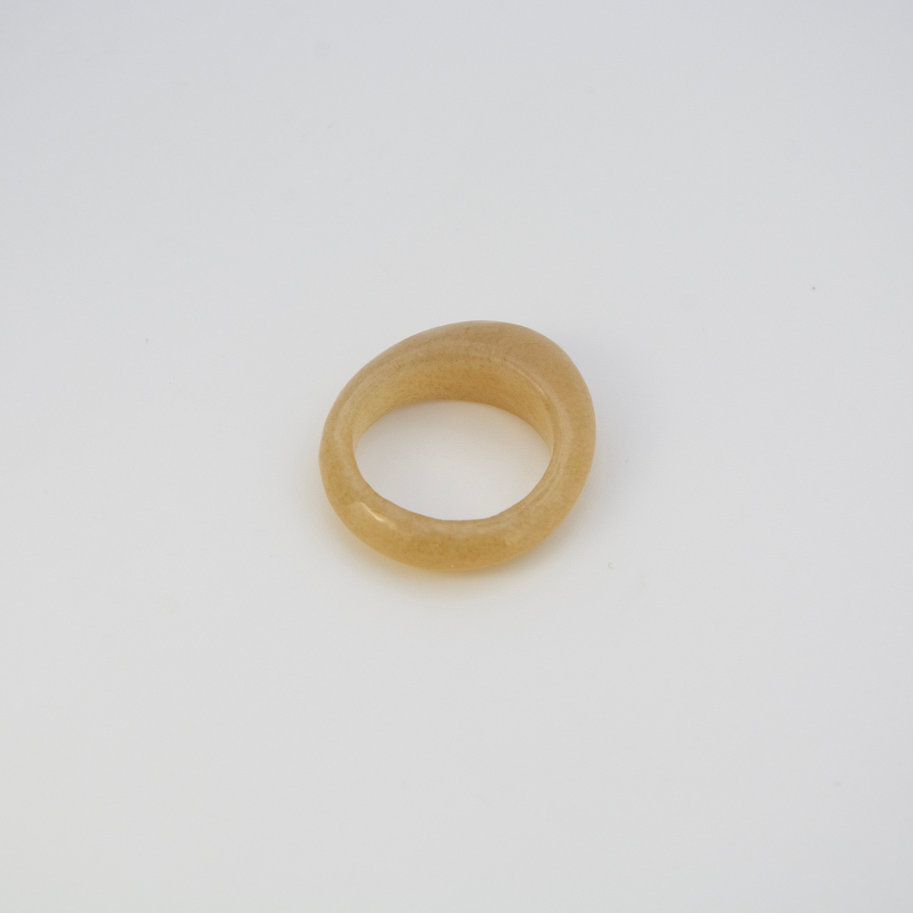 L'ELEMENTO Hetian Sugar Jade Ring