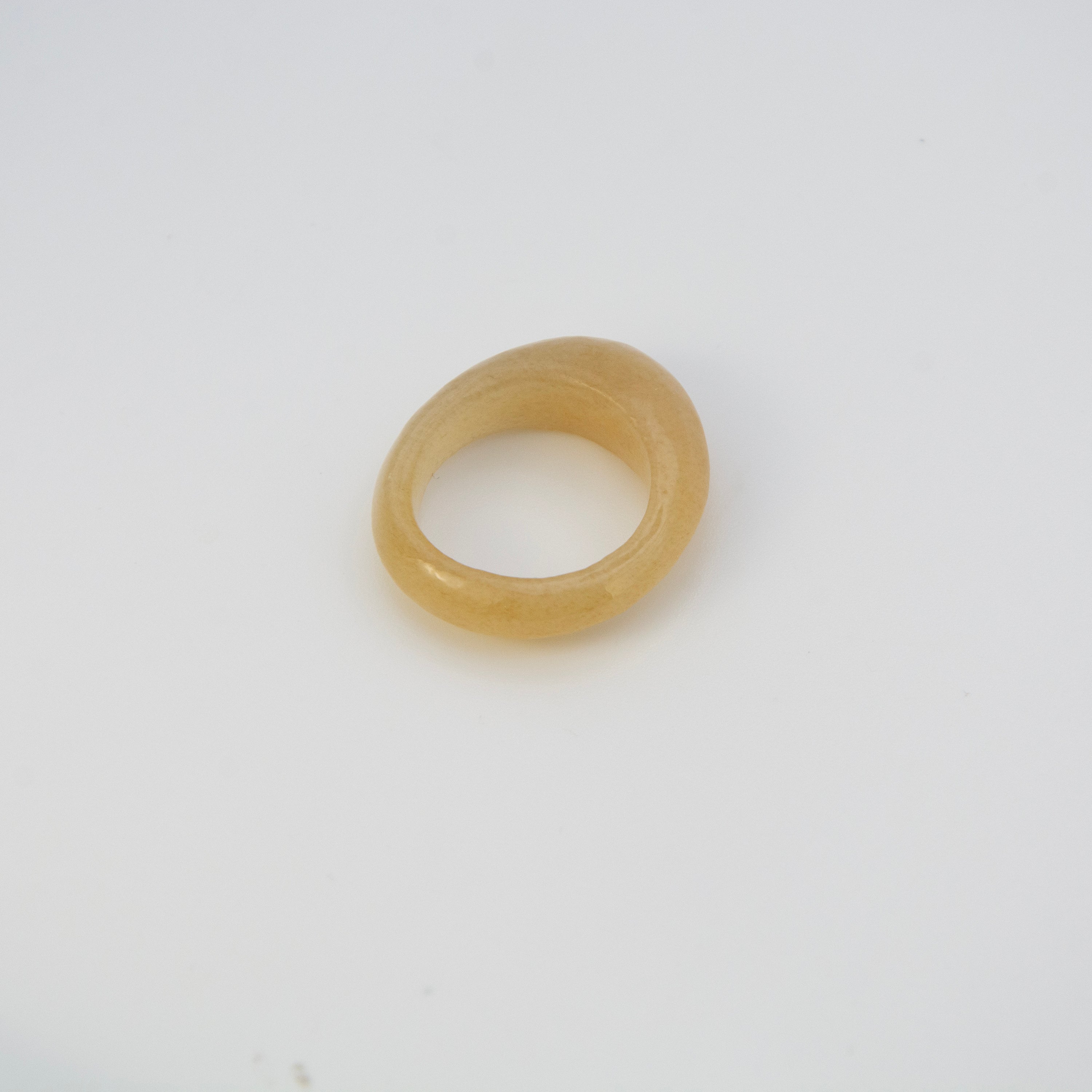 L'ELEMENTO Hetian Sugar Jade Ring