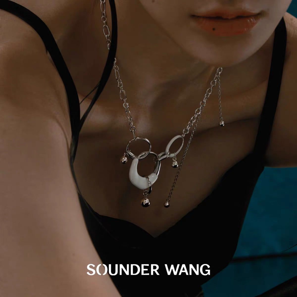 ‘Empty Room' Planet Necklace - Sounder Wang - ALSOLIKE