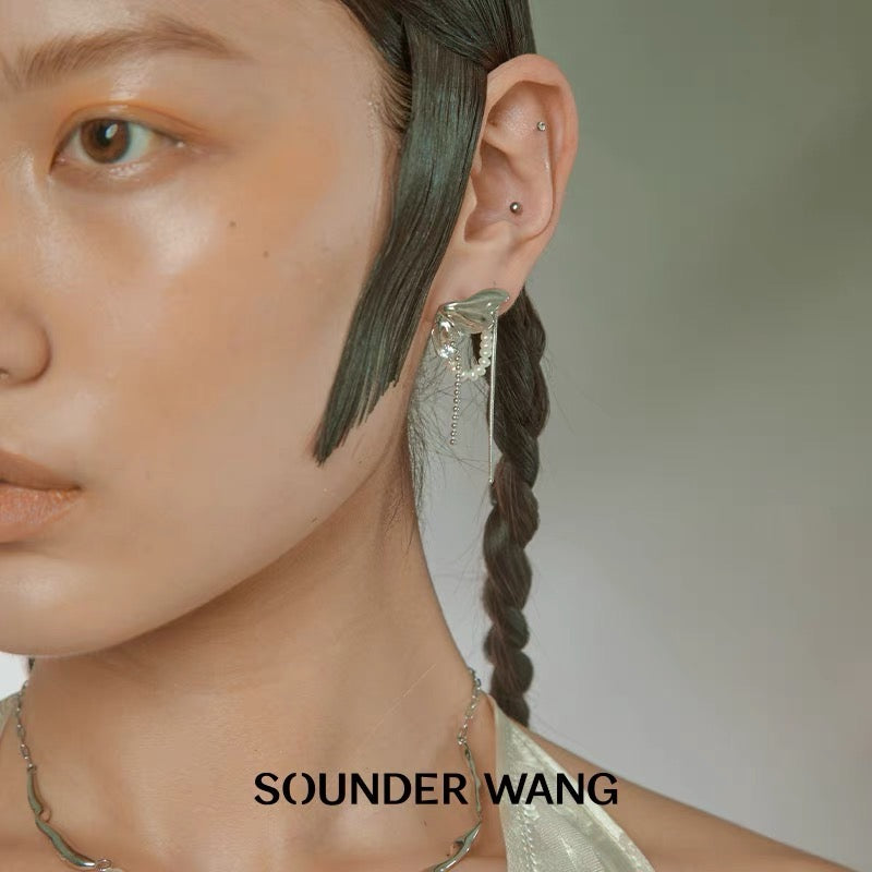 'Drifty Away' Butterfly Earrings - Sounder Wang - ALSOLIKE