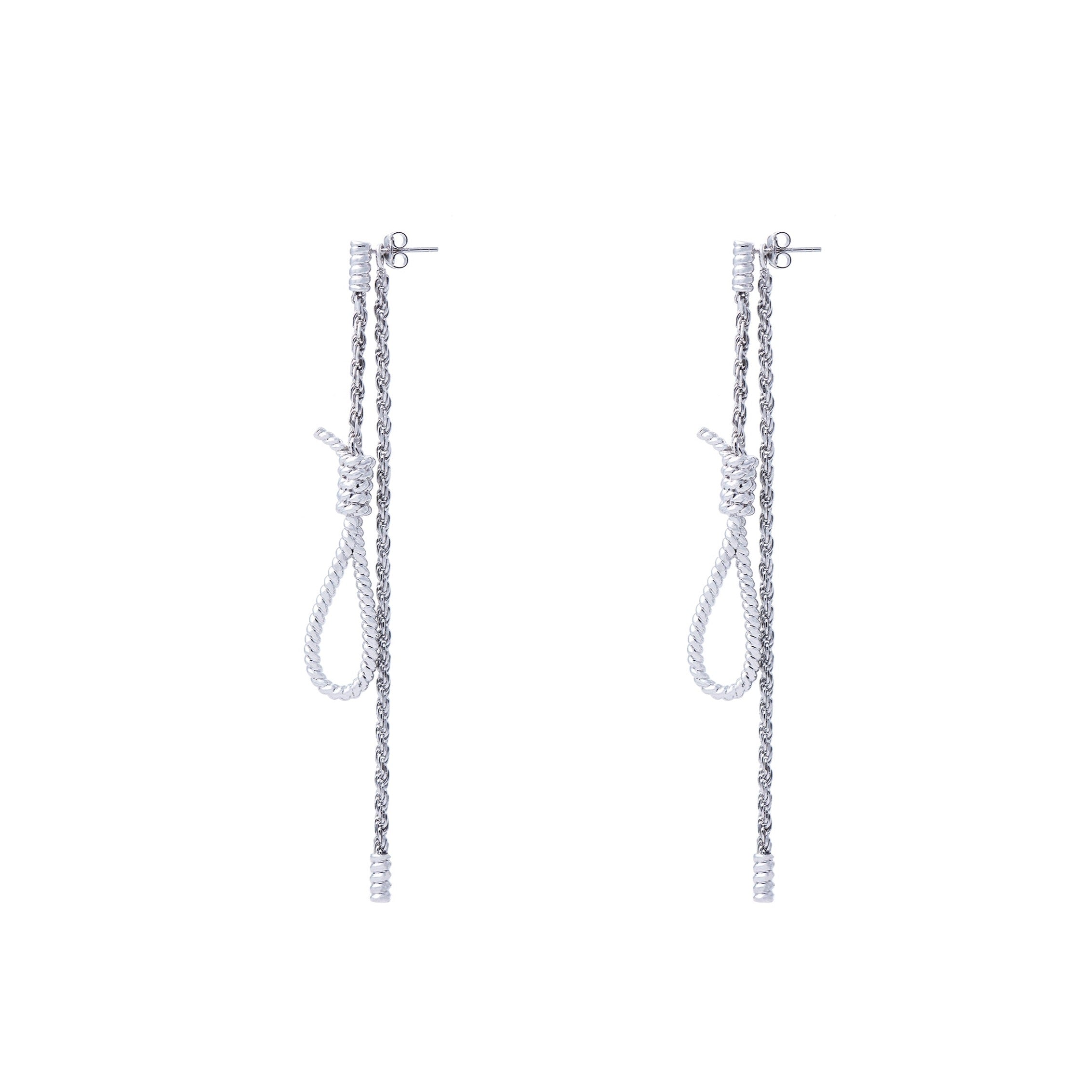 'Moments' Knotted Long Earrings - A-D-JUST - ALSOLIKE
