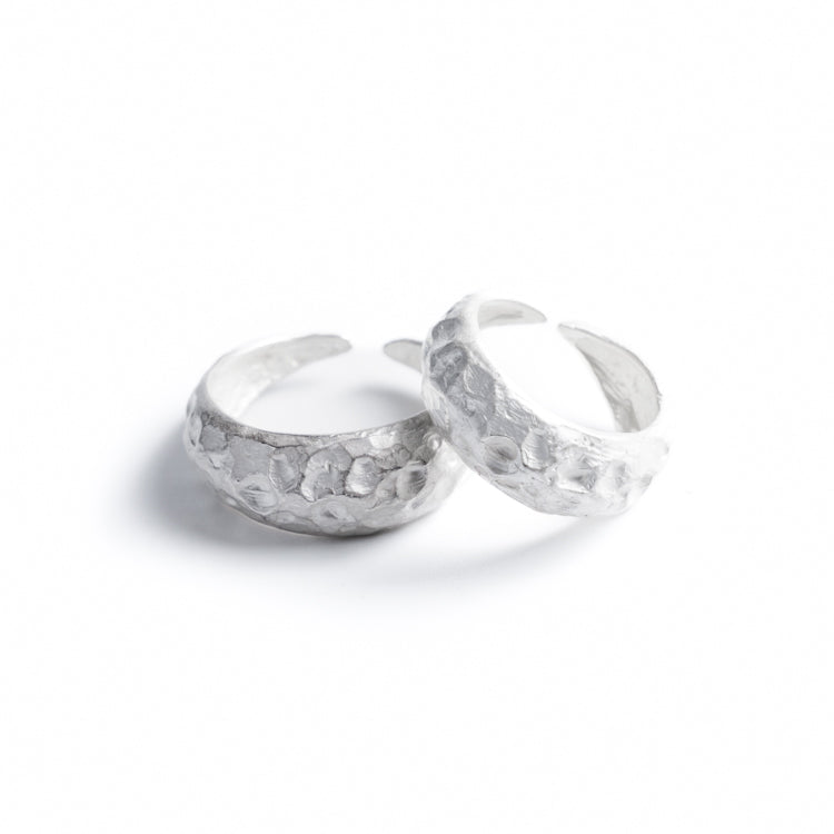 'Texture Collection' Moon Ring - M.Wong - ALSOLIKE