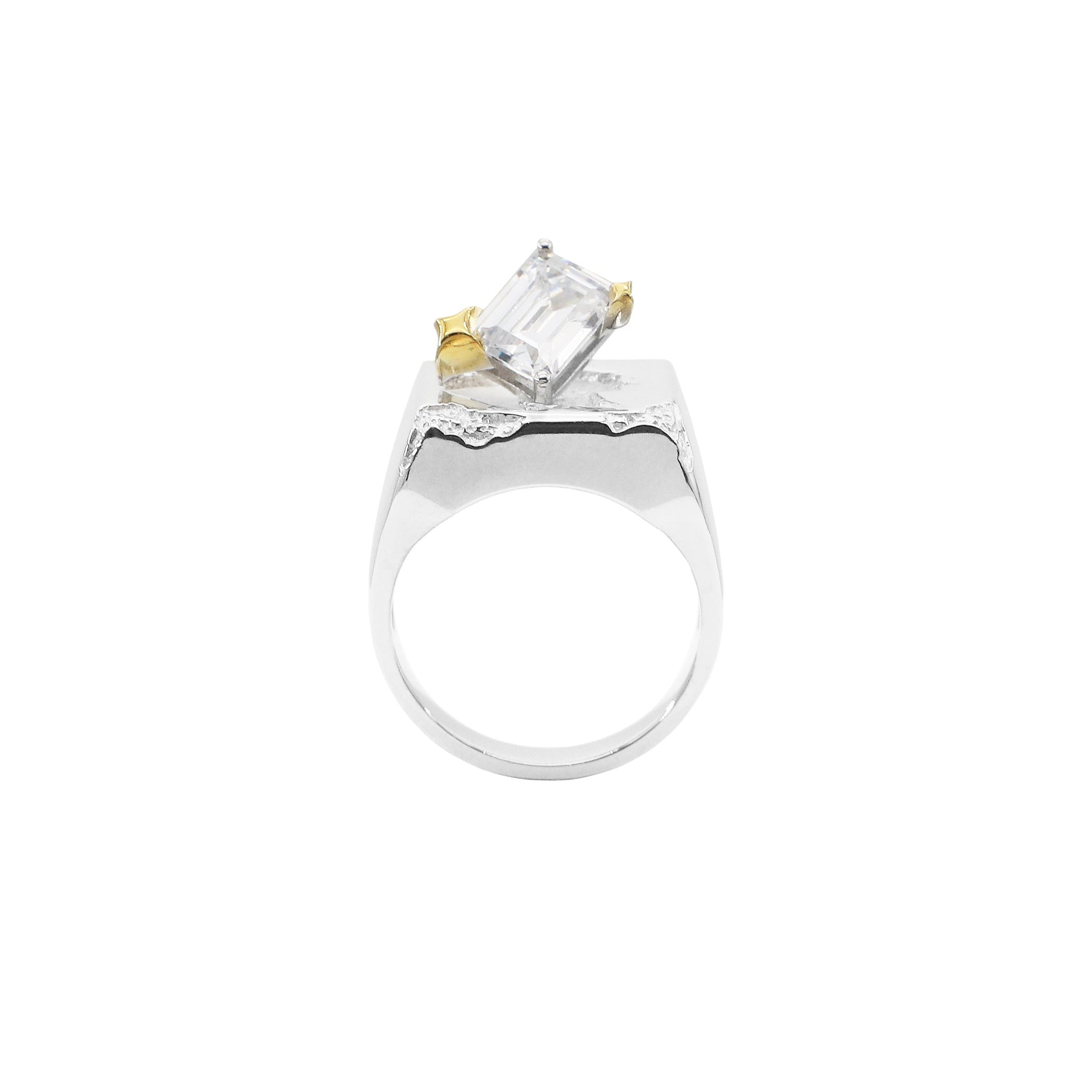 'NO. 2020' Cube Ring - A-D-JUST - ALSOLIKE